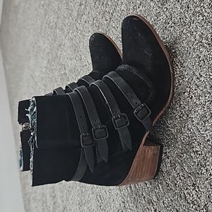 Freebird black bootie